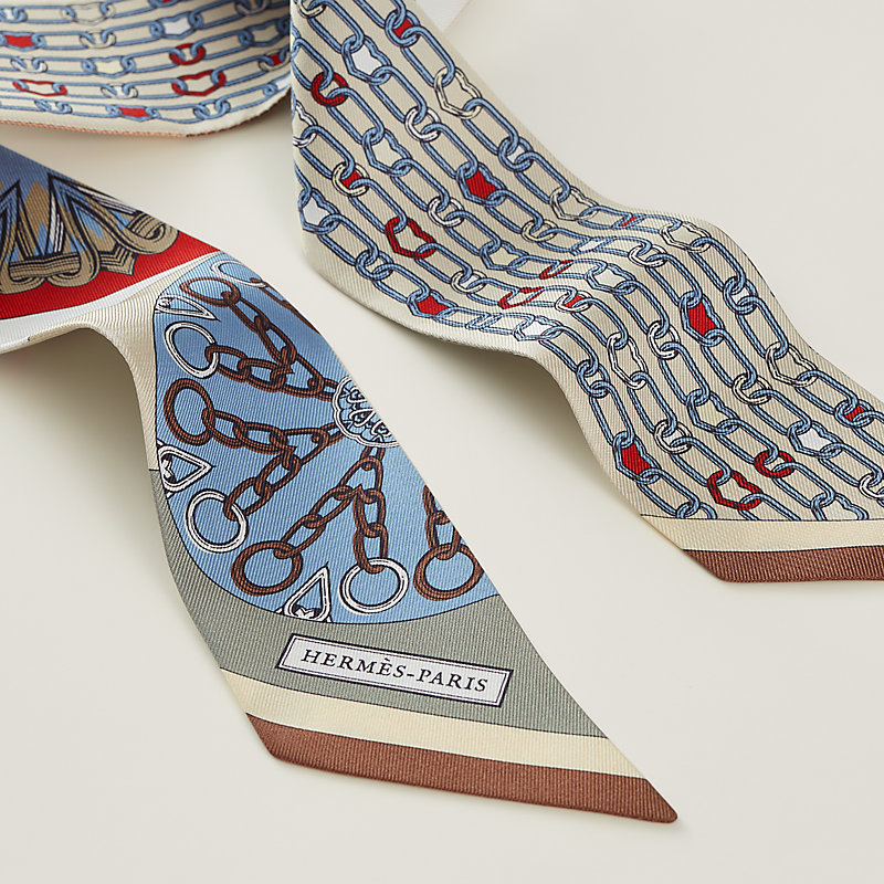 主役級！シルク製 Hermes Effet Kaleidoscope クロップドパンツ Effet Kaleidoscope Twilly | Hermès USA